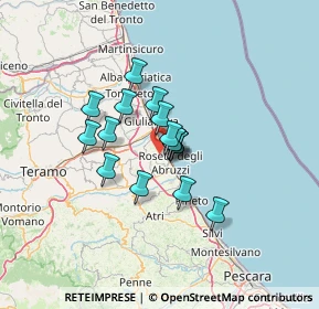 Mappa Contrada Solagna, 64026 Roseto degli Abruzzi TE, Italia (9.0675)