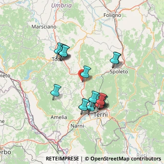 Mappa Piazzale Alibrando Santini, 05021 Acquasparta TR, Italia (13.3415)