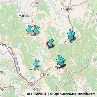 Mappa Via Padre Cherubino, 05021 Acquasparta TR, Italia (13.92842)