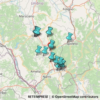 Mappa Corso dei Lincei, 05021 Acquasparta TR, Italia (11.4195)