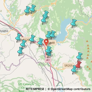 Mappa Via D. Artigiani, 05023 Baschi TR, Italia (4.65824)