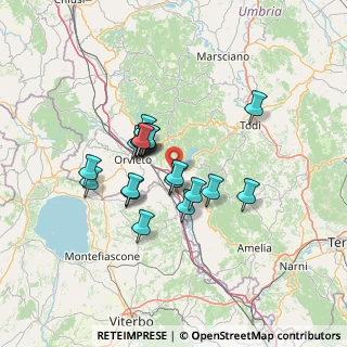 Mappa Via D. Artigiani, 05023 Baschi TR, Italia (10.8485)
