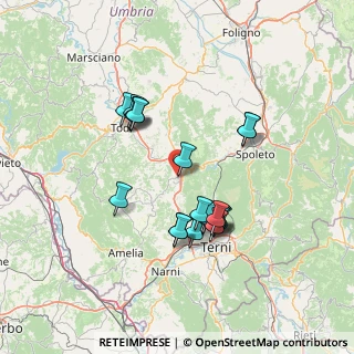 Mappa Via Dante Alighieri, 05021 Acquasparta TR, Italia (13.3245)