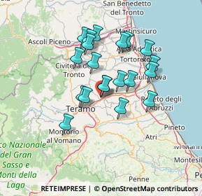 Mappa Via Fiumicino, 64100 San Nicolò A Tordino TE, Italia (11.8015)