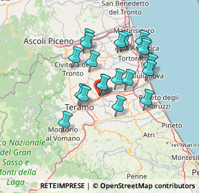 Mappa Via Parrozzani Contrada, 64100 San Nicolò A Tordino TE, Italia (12.032)