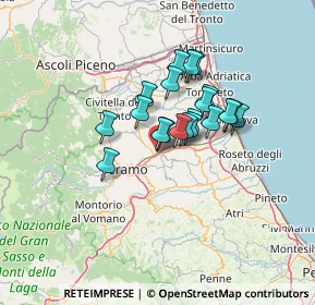 Mappa Via Pietro De Santi, 64100 San Nicolò A Tordino TE, Italia (9.6245)