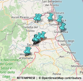 Mappa Via Pietro De Santi, 64100 San Nicolò A Tordino TE, Italia (10.83778)