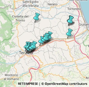 Mappa Via Pietro De Santi, 64100 San Nicolò A Tordino TE, Italia (6.077)