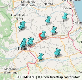 Mappa Via Pietro De Santi, 64100 San Nicolò A Tordino TE, Italia (7.23267)