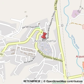 Mappa Via Stelluti, 1, 05021 Acquasparta, Terni (Umbria)