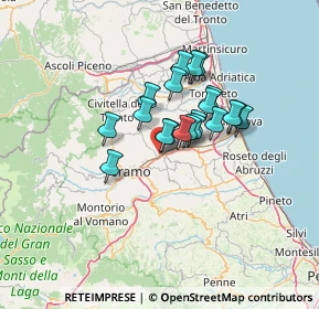 Mappa Via Alfonso Di Vestea, 64100 Teramo TE, Italia (9.7275)