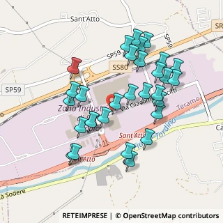 Mappa Zona Industriale V.a. Di Sante, 64100 San Nicolò A Tordino TE, Italia (0.47667)