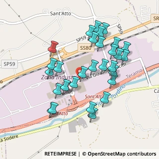 Mappa Zona Industriale V.a. Di Sante, 64100 San Nicolò A Tordino TE, Italia (0.47867)