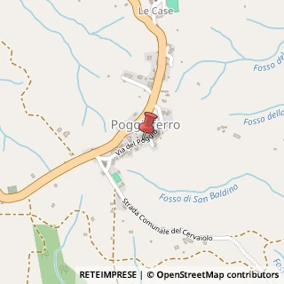 Mappa Via del poggio poggioferro 31, 58054 Scansano, Grosseto (Toscana)