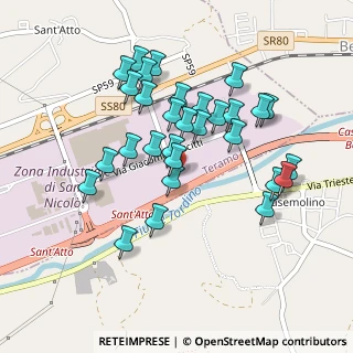 Mappa Via Giovanni Fabbri Zona Industriale Sant'Atto, 64100 Teramo TE, Italia (0.45)