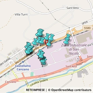 Mappa Localita' S. Atto, 64100 San Nicolò A Tordino TE, Italia (0.36786)