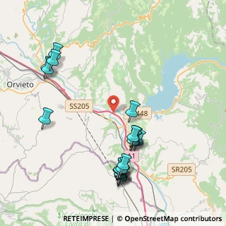 Mappa Viadotto Tevere, 05023 Orvieto TR, Italia (4.894)