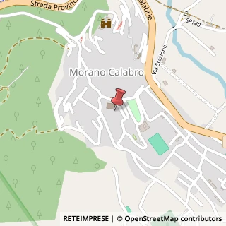 Mappa Piazza Giovanni Xxiii, 1, 87016 Morano Calabro, Cosenza (Calabria)