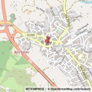 Mappa Corso Vittorio Emanuele, 36, 08042 Bari Sardo, Nuoro (Sardegna)