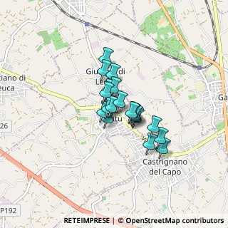 Mappa Via Felice Cavallotti, 73053 Patù LE, Italia (0.546)