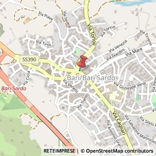 Mappa Via Cagliari, 4, 08042 Bari Sardo, Nuoro (Sardegna)