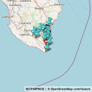 Mappa Via Vittorio de Sica, 73034 Gagliano del Capo LE, Italia (8.7315)