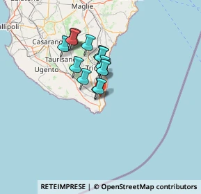 Mappa Via Margherita di Savoia, 73034 Gagliano del Capo LE, Italia (10.63733)