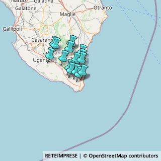 Mappa Via M. D'Azegilo, 73034 Gagliano del Capo LE, Italia (9.41588)