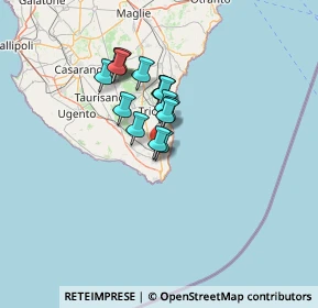 Mappa Via Don Tonino Bello, 73034 Gagliano del Capo LE, Italia (9.97333)