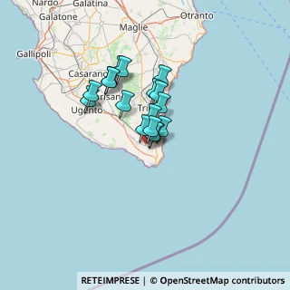 Mappa Via Conciliazione, 73034 Patù LE, Italia (9.56176)