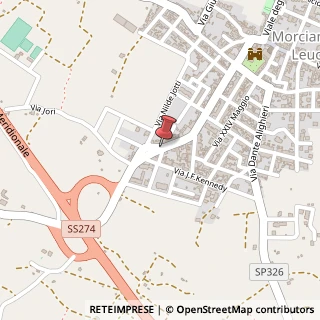 Mappa Via del mare, 73040 Morciano di Leuca, Lecce (Puglia)