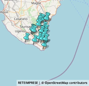 Mappa Corso Umberto I, 73034 Gagliano del Capo LE, Italia (9.7065)