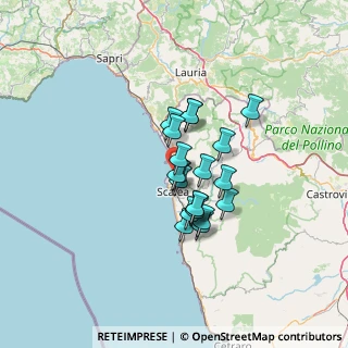 Mappa Via Marina, 87020 San Nicola Arcella CS, Italia (9.8915)