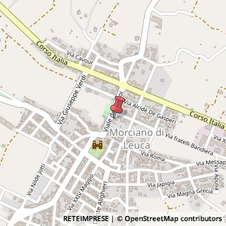 Mappa Piazza Degli Eroi, 4, 73040 Morciano di Leuca, Lecce (Puglia)