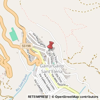Mappa Via Trento, 1, 08040 Gairo, Nuoro (Sardegna)