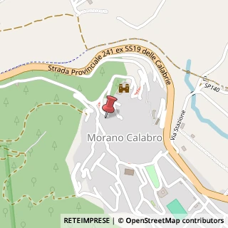 Mappa Via Ferrante, 10, 87016 Morano Calabro, Cosenza (Calabria)