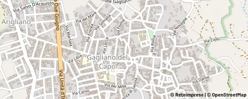 Mappa Gagliano del Capo