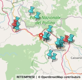 Mappa Contrada Carbonara, 87016 Morano Calabro CS, Italia (8.325)