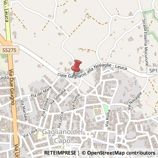 Mappa Via Crosara, 41, 73034 Gagliano del Capo, Lecce (Puglia)