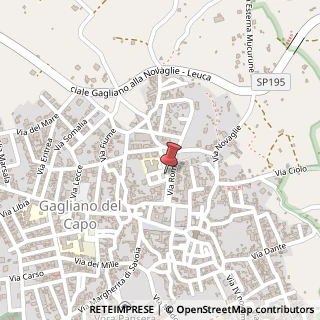 Mappa Via Roma, 12, 73034 Gagliano del Capo, Lecce (Puglia)