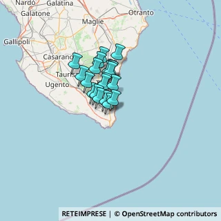 Mappa Via Lecce, 73034 Gagliano del Capo LE, Italia (8.875)