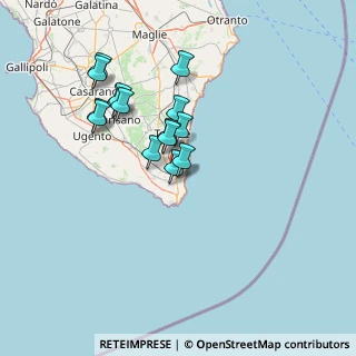 Mappa Via Lecce, 73034 Gagliano del Capo LE, Italia (13.494)