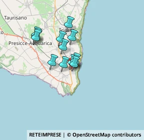 Mappa Via Lecce, 73034 Gagliano del Capo LE, Italia (5.59333)