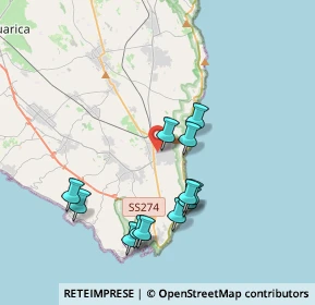 Mappa 73034 Gagliano del capo LE, Italia (3.95)