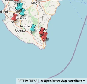 Mappa 73034 Gagliano del capo LE, Italia (21.40091)