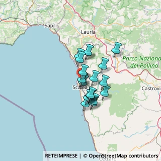Mappa Via Enrico Berlinguer, 87020 San Nicola Arcella CS, Italia (9.6395)