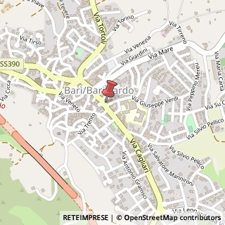 Mappa Via Cagliari, 35, 08042 Bari Sardo, Nuoro (Sardegna)