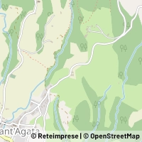 Mapa Scarperia e San Piero