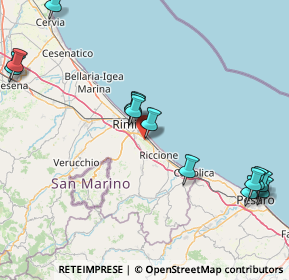 Mappa Via Pasquale Mazzocchi, 47924 Rimini RN, Italia (20.18769)