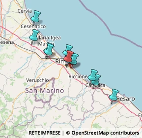 Mappa Via Pasquale Mazzocchi, 47924 Rimini RN, Italia (11.58909)